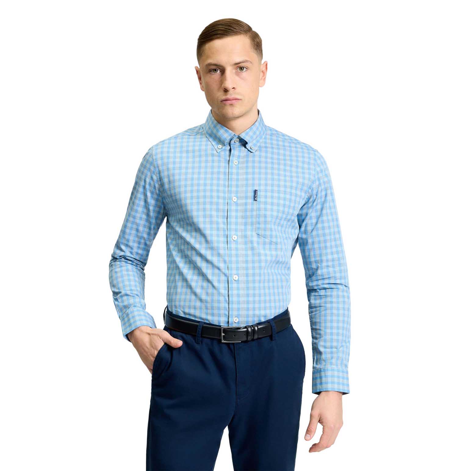 Ben Sherman Linear Gingham Shirt